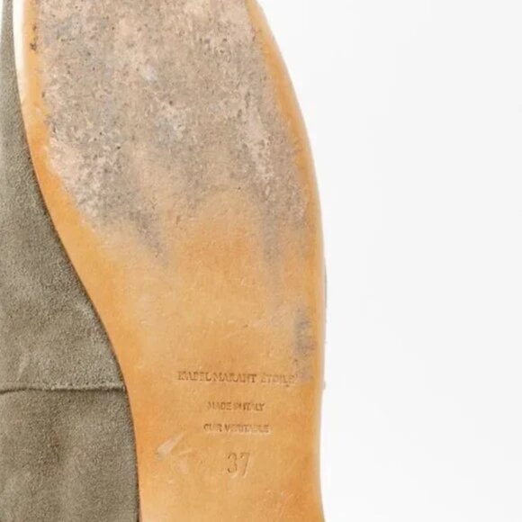 Isabel Marant Étoile ‘Ralf’ Olive Suede Ankle Boots - Picture 5 of 10